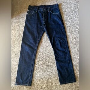 RALEIGH DENIM Handcrafted Signed Jones Jeans Classic Straight Fit USA Sz 29X30